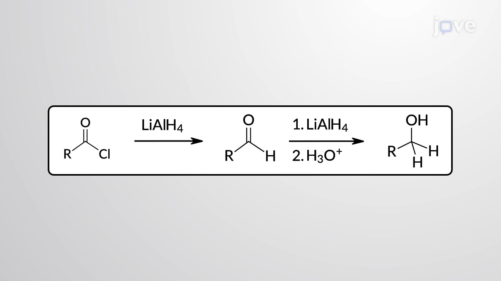 Acid Halides to Alcohols: LiAlH4 Reduction